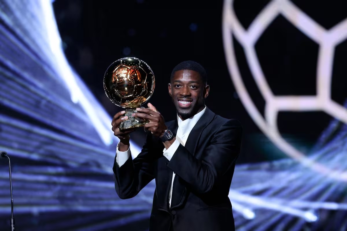 El francés Osuman Dembélé y la española Aitana Bonmatí, ganadores del Balón de Oro como mejores futbolistas del año
