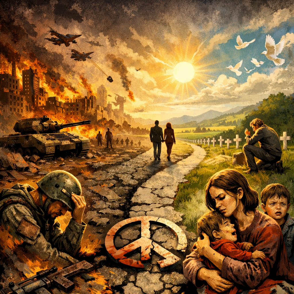 La guerra es destrucción y fracaso, nunca es el camino